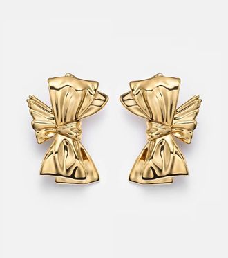 Jennifer Fisher Bow gold-plated earrings