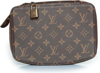 Louis Vuitton Pre-owned Womens Monogram Monte Carlo jewellery box - Brown Canvas - One Size