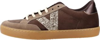 Victoria Deportivo Cordones - Dames - Sneakers - Bruin - 40 EU - Schoenen