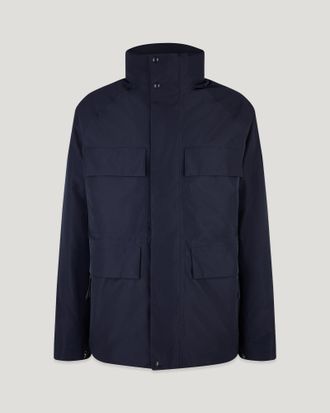 Belstaff Force Jacket Mens Technical Poly Dark Ink Size 2XL