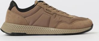 HUGO BOSS Sneakers Boss in camoscio e nylon