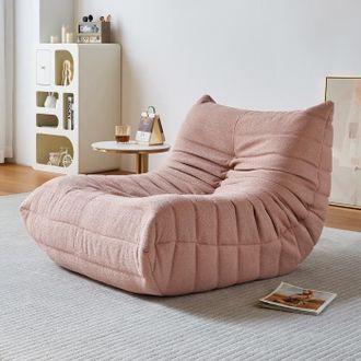 OEM Sill&oacute;n Perezoso - Lazyspace - 70x100x72 Cm - Tejido De Felpa - Ergon&oacute;mico - 1 Plaza