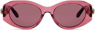 Bulgari BV40007I 81Y Womens Sunglasses Pink Size 52