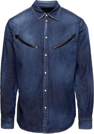 Dsquared2 Denim Long-sleeved Shirt