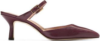 Cole Haan Annalise Buckle Kitten-Heel Mules