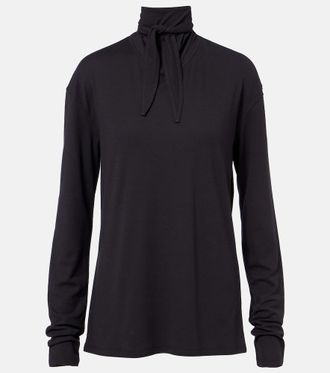 Christophe Lemaire Cotton jersey turtleneck top