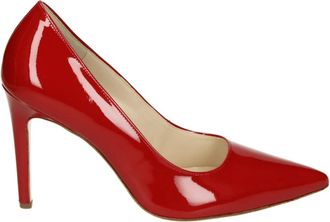 H&ouml;gl Rode Pumps met Rubberen Zool - Dames - Pumps - Rood - 38 EU - Schoenen