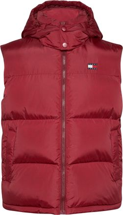 Tommy Jeans Steppweste TOMMY JEANS TJM ALASKA VEST, Herren, Gr. XL, rot (regatta rot), Web, Obermaterial: 100% Polyester, regular fit, Westen Steppweste, Abnehmba