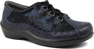 Ziera WomenS Allsorts Shoe - Extra Wide In Navy Swirl Leather