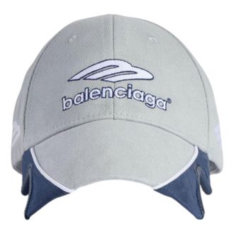 Balenciaga 3B Football Cap Light Grey Blue 857722410B21242