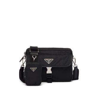 Prada Logo-plaque Messenger Bag