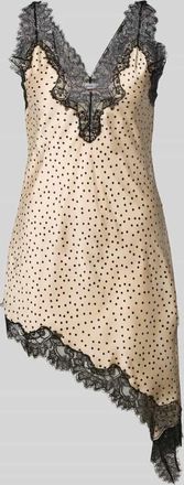 Mango Top aus Satin in asymmetrischer Form Modell SILVER in Offwhite, Gr&ouml;&szlig;e L