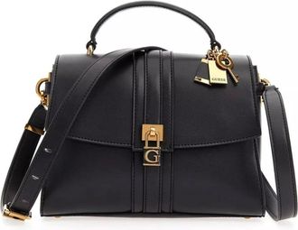 Guess Dames, Tassen, Zwart, Maat: ONE Size Leer