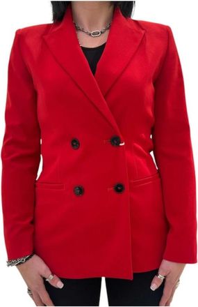 Marella Stretch Twill Blazer - Dames - Blazers - Rood - L - Jassen