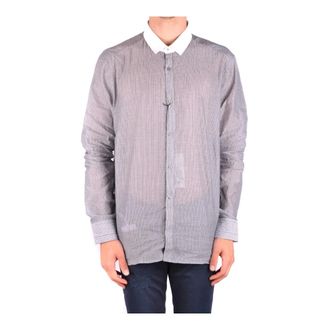 Neil Barrett Heren, Overhemden, Grijs, Maat: 2XL