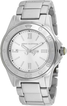 Juicy Couture Womens Rich Girl Silver Dial Watch