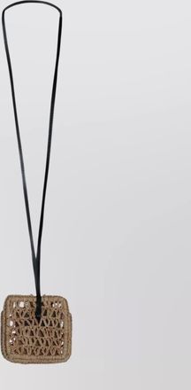 Jacquemus woven rectangle necklace strap