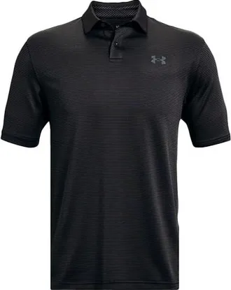 Under Armour Performance Stripe Polo Shirt Black 1361823-001