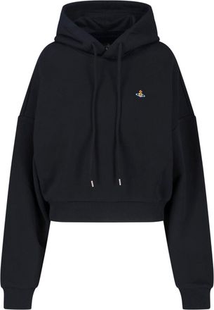Vivienne Westwood Black Ashton Cotton Hooded Sweatshirt