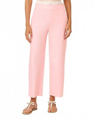 Lilly Pulitzer Sarissa High Rise Crop Pant In Pink Muse