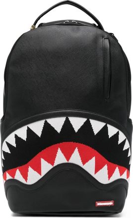 Sprayground shark-mouth knitted backpack - Black