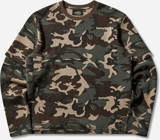 AFB Thermal Layered Longsleeve T-Shirt Camo Green