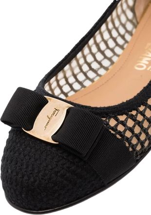 Ferragamo Varina Ballet Flat - Black