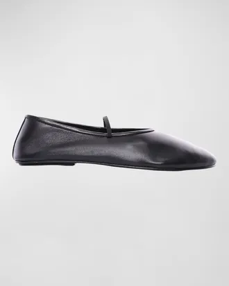 The Row Lambskin Band Ballerina Flats