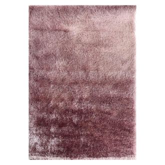 Dmora Tappeto Latipa, Altura Pelo 35 Mm, 100% Poli&eacute;ster, Forma Rectangular, Compatible Con Suelo Radiante, 230x160 Cm Rosa Cuarzo