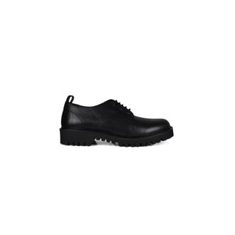 Valentino Garavani Derbies - Heren - Veterschoenen - Zwart - 44 EU - Leer - Schoenen