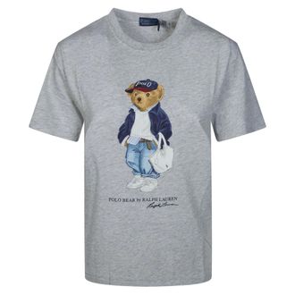Polo Ralph Lauren T-Shirts, female, Gray, Size: XS T Shirt MM Orso