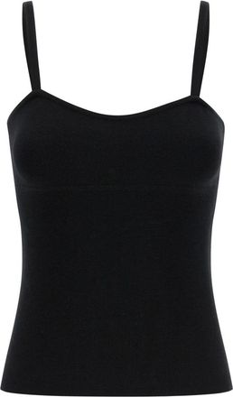 Max Mara Mxmepica Top - Dames - Tops zonder mouwen - Zwart - XL - Wol - Tops