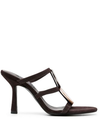 Senso Kaye 95mm suede sandals - women - Suede - 39 - Brown