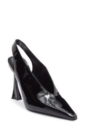Jeffrey Campbell Alimony Slingback Pump in Black Patent at Nordstrom Rack, Size 6.5