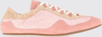 Cecilie Bahnsen CBBlaise Trainers in Polyester and Suede with Two-Tone Embroidery