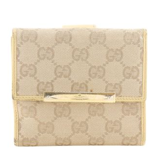 Gucci Beige Gg Canvas Wallet (Bi-Fold) (Pre-Owned)
