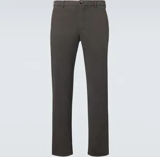 Agnona Pantalones chinos en mezcla de algod&oacute;n