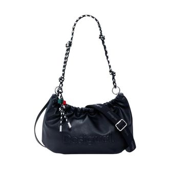 Desigual Shoulder Bags, female, Black, Size: ONE SIZE Handbag with Shoulder Strap