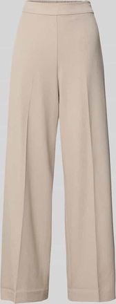 Selected Wide Leg Hose mit Viskose-Anteil Modell EMMA-TARA in Beige, Gr&ouml;&szlig;e 34/32
