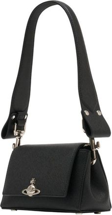 Vivienne Westwood Womens Hazel Small Purse Leather Black Calfskin Bags Handbags-purses