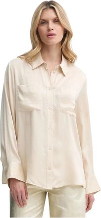 Gestuz Shirts - Dames - Overhemden - Beige - XS - Overhemden