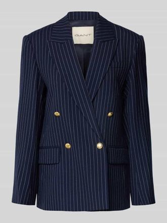 GANT Regular Fit Blazer aus reiner Wolle in Marine, Gr&ouml;&szlig;e 38