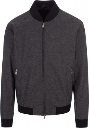 HUGO BOSS P-Hanry-Bmb-234 Jas - Heren - Bomber jackets - Grijs - M - Wol - Jassen