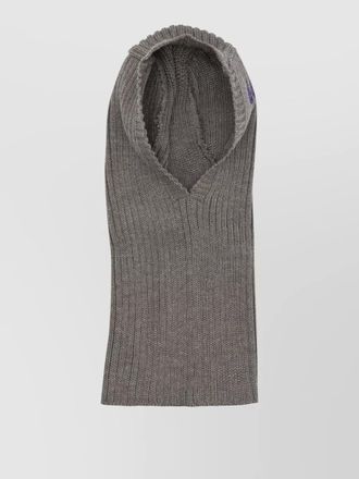 Needles wool balaclava