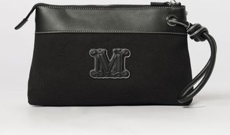 Max Mara Clutch Bchfrisia in cotone con monogram e manico da polso