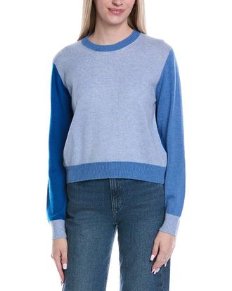Brodie Colorblocked Wool & Cashmere-Blend Sweater