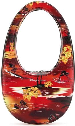 Coperni Printed Synthetic Leather Disney X Coperni Mini Tropical Swipe Handbag