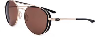 Under Armour Unisex Light Gold 55mm Sunglasses