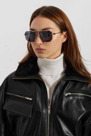 Balmain Dean Sunglasses, Unisex, Gold