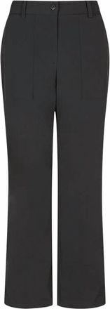 JC de Castelbaljac Womens Out-Pocket String Wide Golf Pants In Black